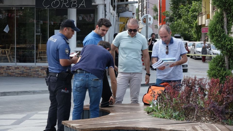 Bomba sanılan çantadan test kitapları çıktı