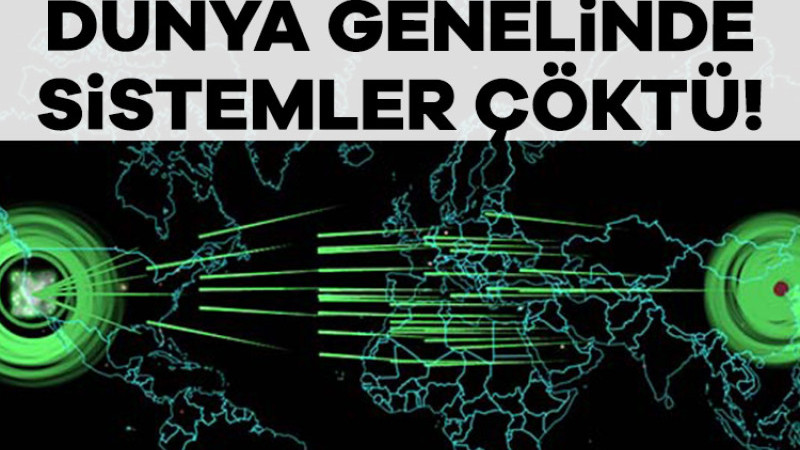 Tüm Dünyada sistemler çöktü.
